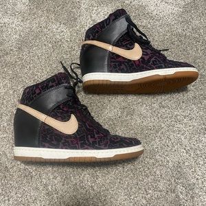 Lightly used Nike dunk wedges